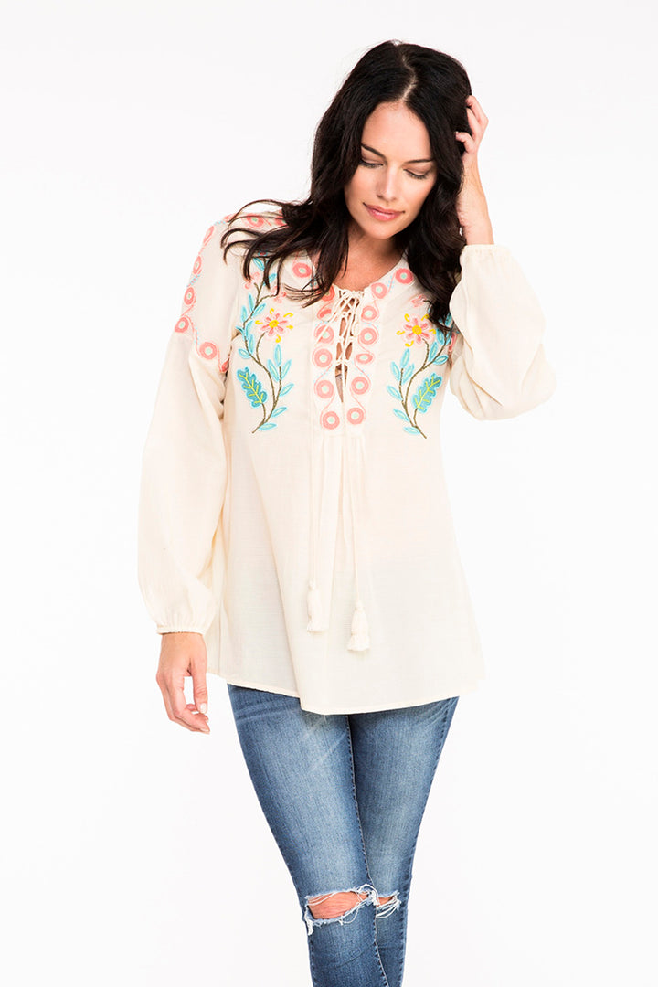 Double D Ranchwear Buffalo Grass Top