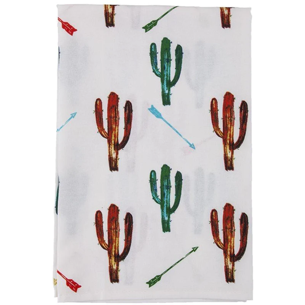 Colorful Cactus Southwestern Tea Towel