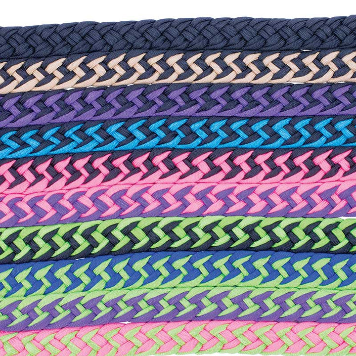 Braided Barrel Reins With Scissor Snaps