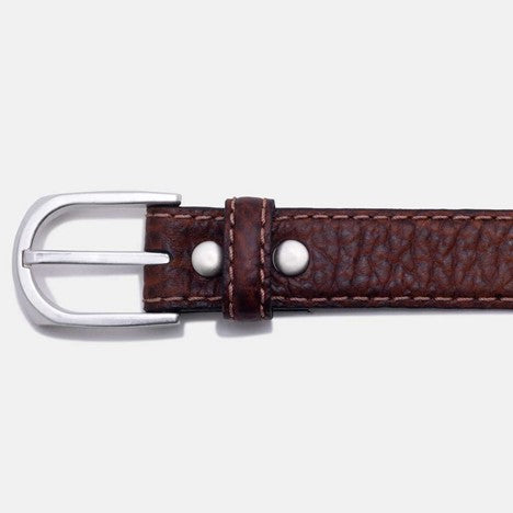 Vintage Bison Pinnacle Belt-Peanut