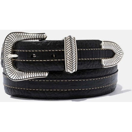 Vintage Bison Coloma Belt-Black – West 20 Saddle Co display picture 1