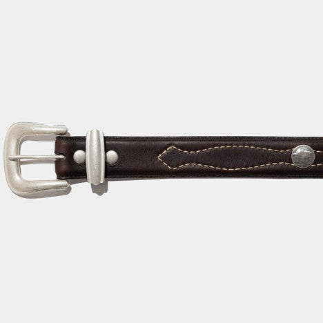 Vintage Bison Dalton Belt-Dark Chocolate