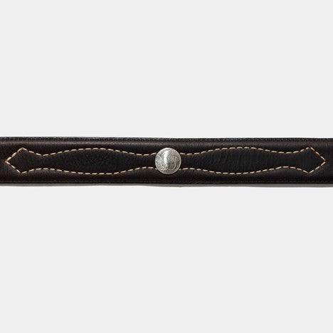 Vintage Bison Dalton Belt-Dark Chocolate