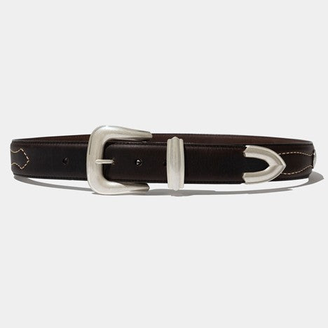 Vintage Bison Dalton Belt-Dark Chocolate