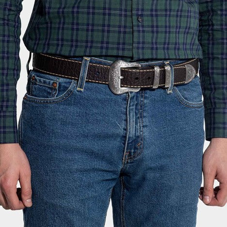Vintage Bison Wild Bill Belt-Brown