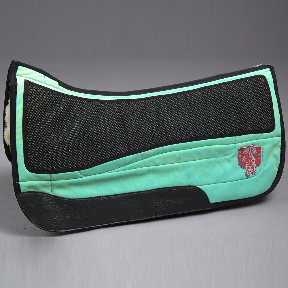Pacific Rim International Turquoise Equu Suede Western Saddle Pad