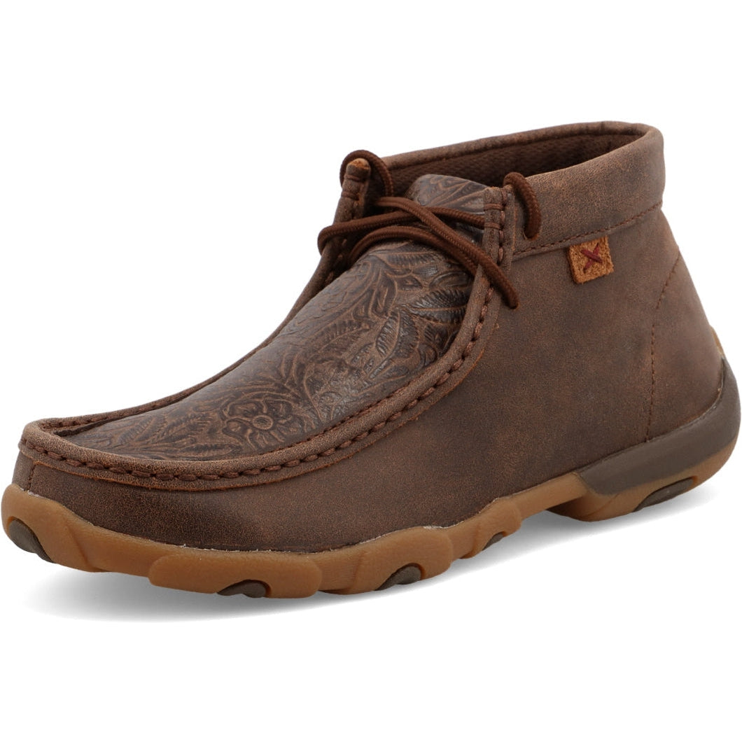 Twisted X Women's Brown Embossed Chukka Driving Moc