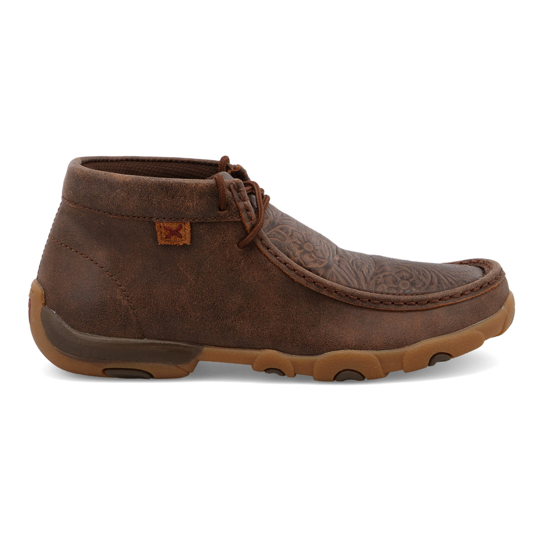 Twisted X Women's Brown Embossed Chukka Driving Moc