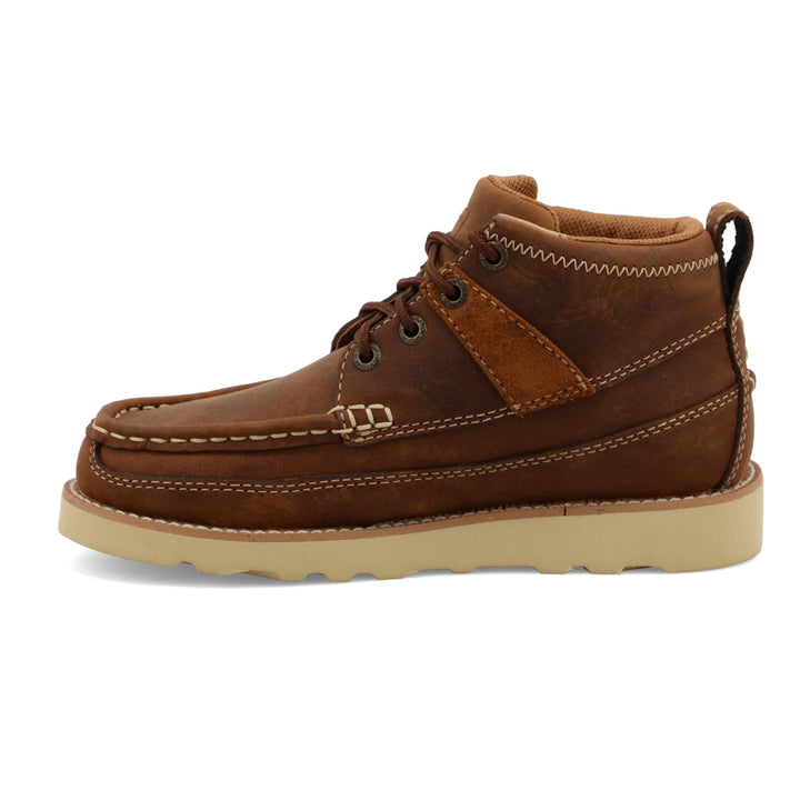 Twisted X Kid's Wedge Sole Boot-Oiled Saddle