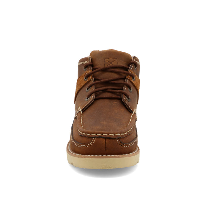 Twisted X Kid's Wedge Sole Boot-Oiled Saddle