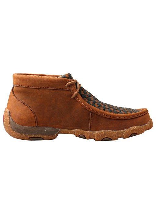 Twisted X Kid's Chukka Driving Moc-Oiled Saddle and Midnight