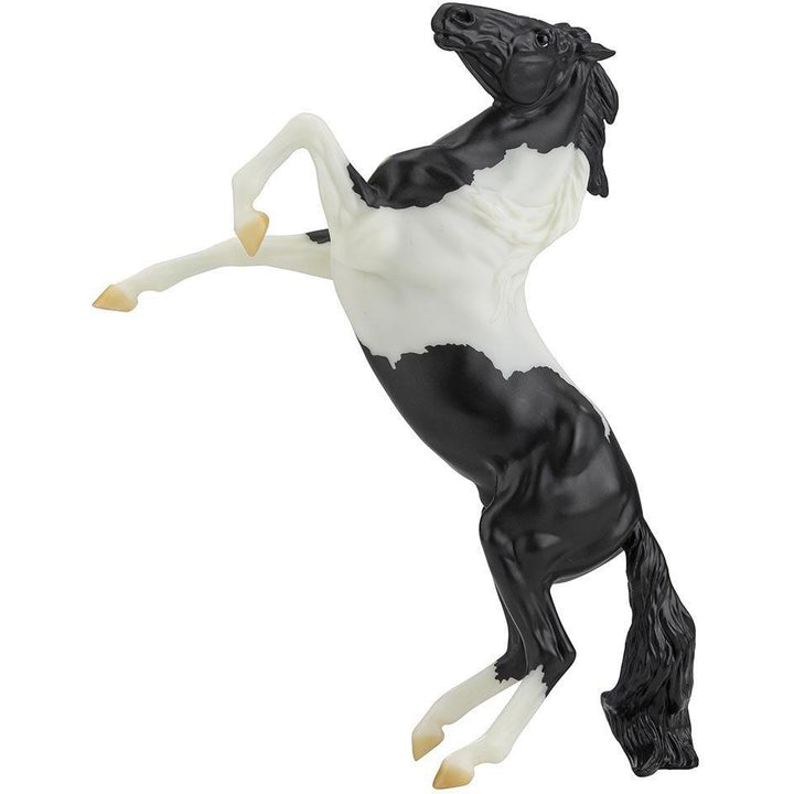 Breyer Horse Black Pinto Rearing Mustang