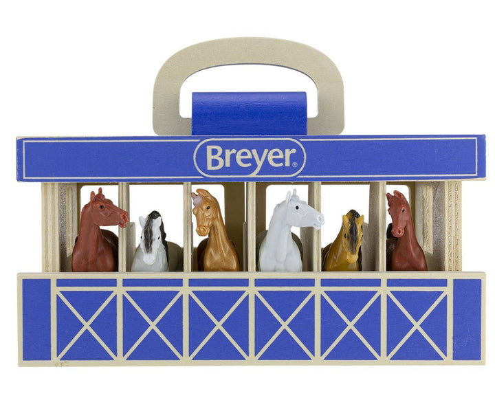 Breyer Farms Wood Carry Stable Playset