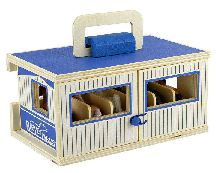 Breyer Farms Wood Carry Stable Playset