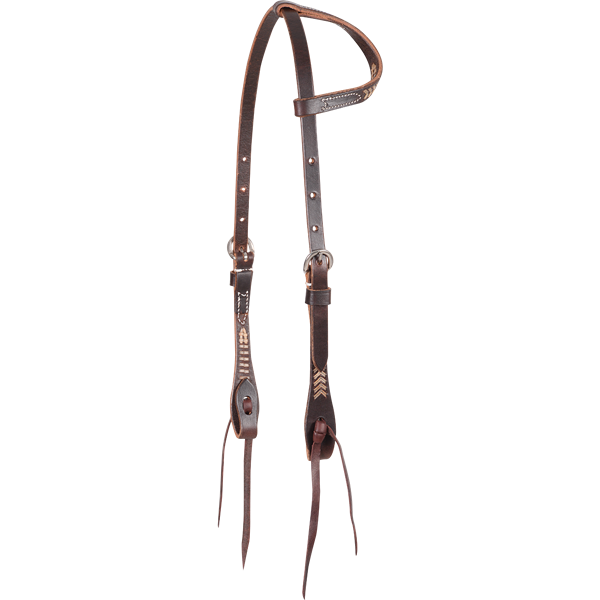 Martin Chocolate Rawhide Slip Ear Headstall