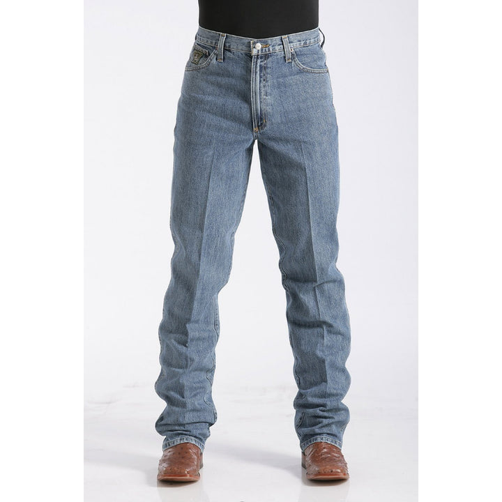 Cinch Men's Relaxed Fit Green Label Jean - Medium Stonewash - West 20 Saddle Co.