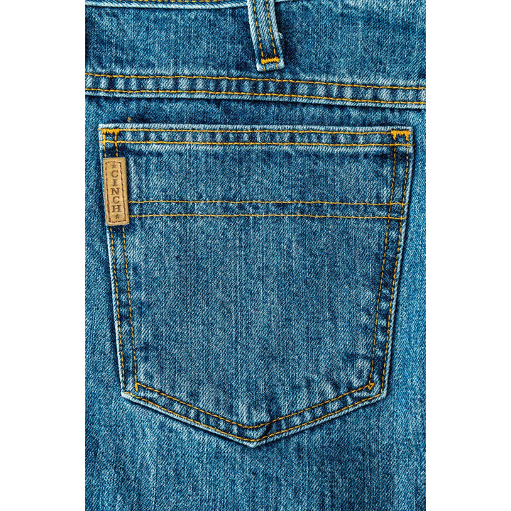 Cinch Men's Slim Fit Bronze Label Jean - Medium Stonewash - West 20 Saddle Co.