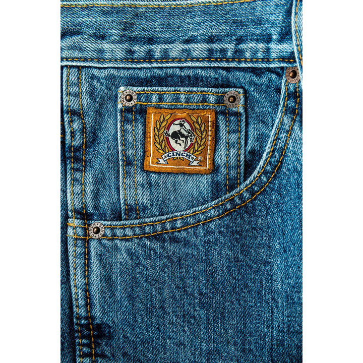 Cinch Men's Slim Fit Bronze Label Jean - Medium Stonewash - West 20 Saddle Co.