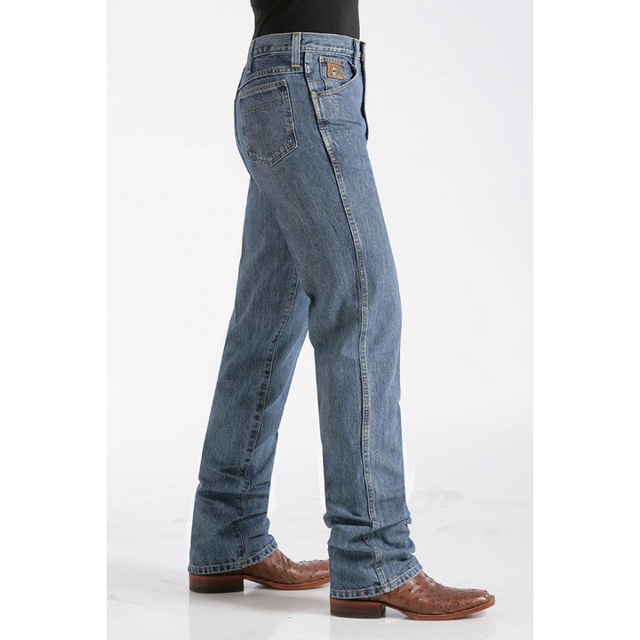 Cinch Men's Slim Fit Bronze Label Jean - Medium Stonewash - West 20 Saddle Co.