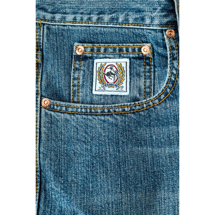 Cinch Men's Relaxed Fit White Label Jean - Medium Stonewash - West 20 Saddle Co.