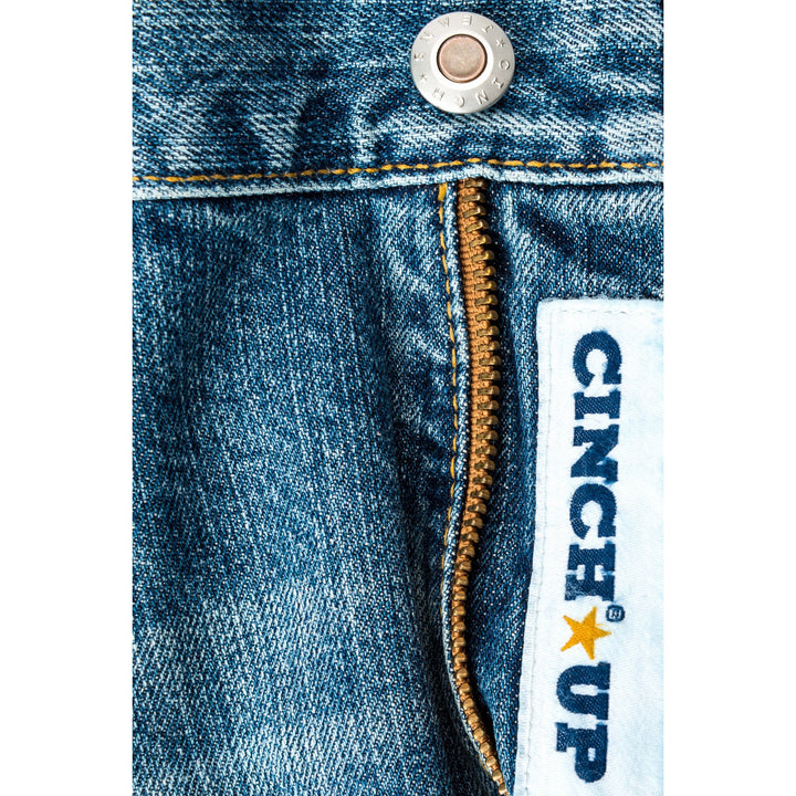 Cinch Men's Relaxed Fit White Label Jean - Medium Stonewash - West 20 Saddle Co.