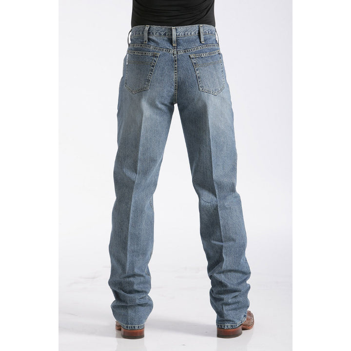 Cinch Men's Relaxed Fit White Label Jean - Medium Stonewash - West 20 Saddle Co.