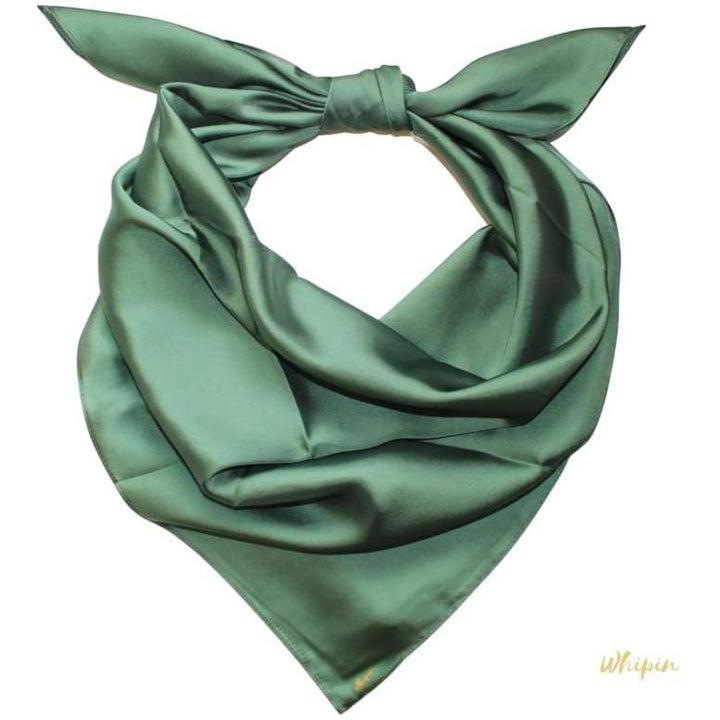 Solid Moss Green Wild Rag