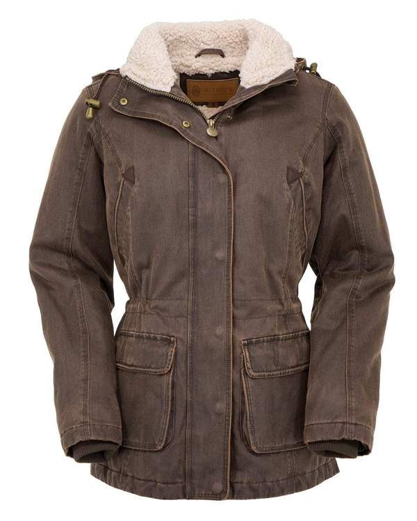 Outback Trading Women's Woodbury Jacket-Brown