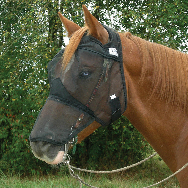 Cashel Quiet Ride Fly Mask- Long Nose - West 20 Saddle Co.