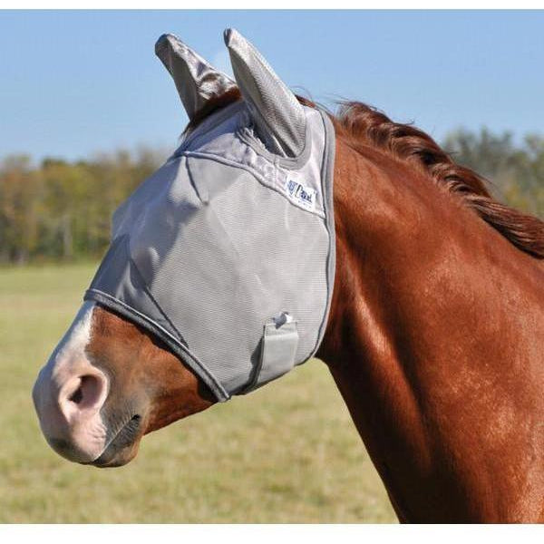 Cashel Crusader Standard Fly Mask with Ears- Orange main image 0