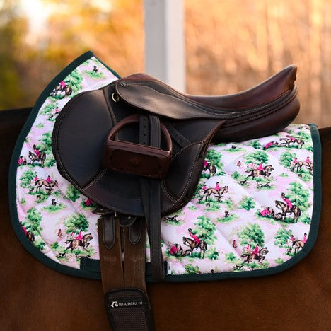 Dreamers & Schemers Pink Pony Mac Tally Ho Saddle Pad