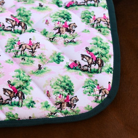 Dreamers & Schemers Pink Pony Mac Tally Ho Saddle Pad