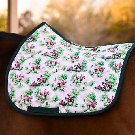 Dreamers & Schemers Pink Pony Mac Tally Ho Saddle Pad