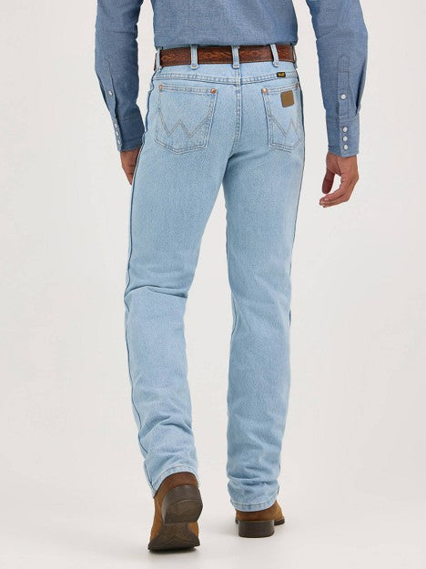 Wrangler Men's Bleach Cowboy Cut Slim Fit Jean