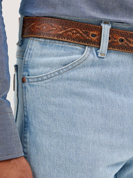Wrangler Men's Bleach Cowboy Cut Slim Fit Jean