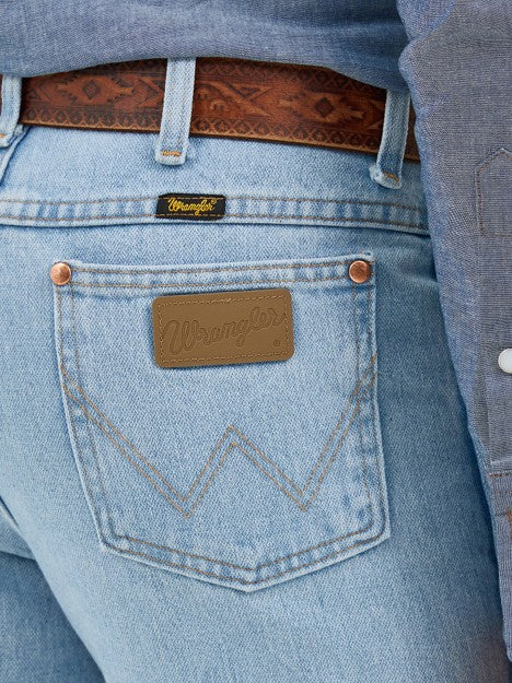 Wrangler Men's Bleach Cowboy Cut Slim Fit Jean