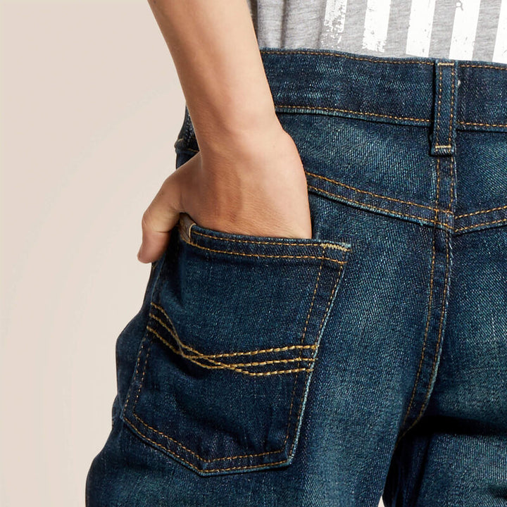 Ariat Boy's Durham B5 Slim Stretch Legacy Straight Leg Jean