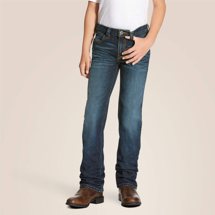 Ariat Boy's Durham B5 Slim Stretch Legacy Straight Leg Jean