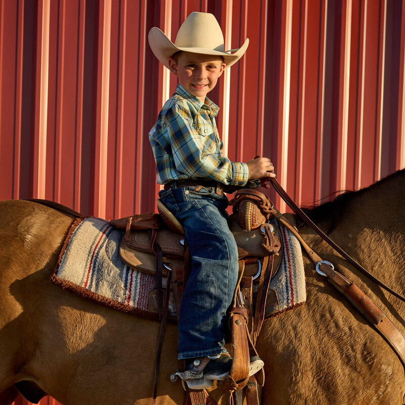 Ariat Boy's Durham B5 Slim Stretch Legacy Straight Leg Jean