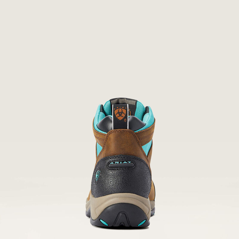 Ariat Women's Brown and Turquoise Terrain Waterproof Boot
