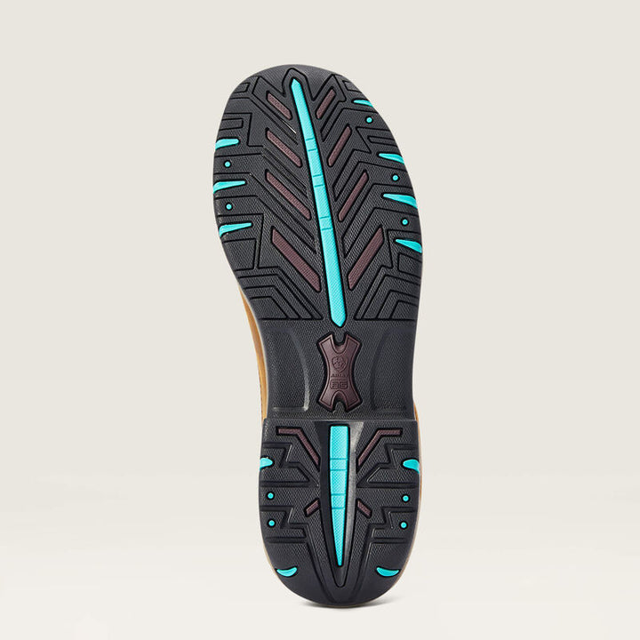 Ariat Women's Brown and Turquoise Terrain Waterproof Boot