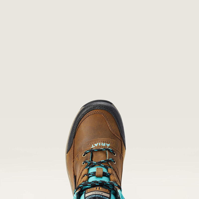 Ariat Women's Brown and Turquoise Terrain Waterproof Boot