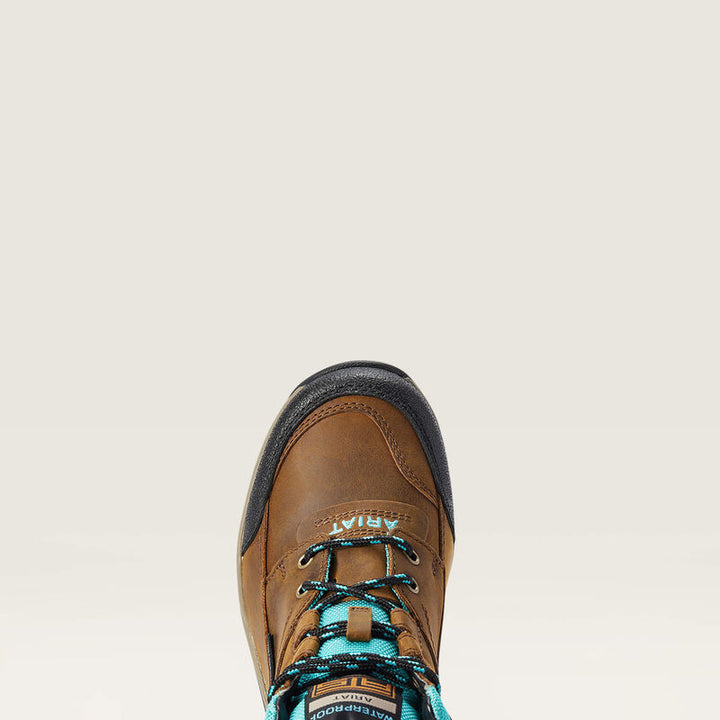 Ariat Women's Brown and Turquoise Terrain Waterproof Boot