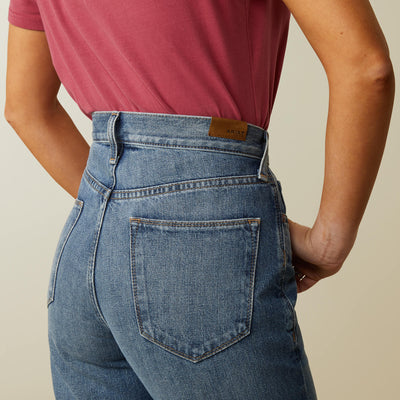 Ariat Women's Ultra High Rise Tomboy Wide Jean