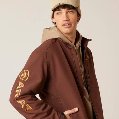Ariat Men's Shaved Chocolate Chimayo Logo 2.0 Jacket