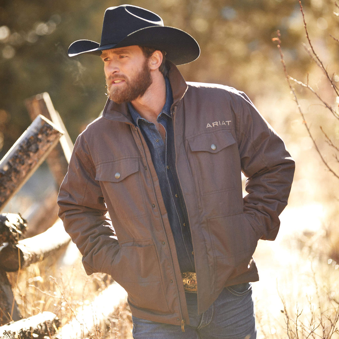 Ariat Men's Bracken Grizzly 2.0 Canvas Concealed Carry Jacket – West 20 Saddle Co.