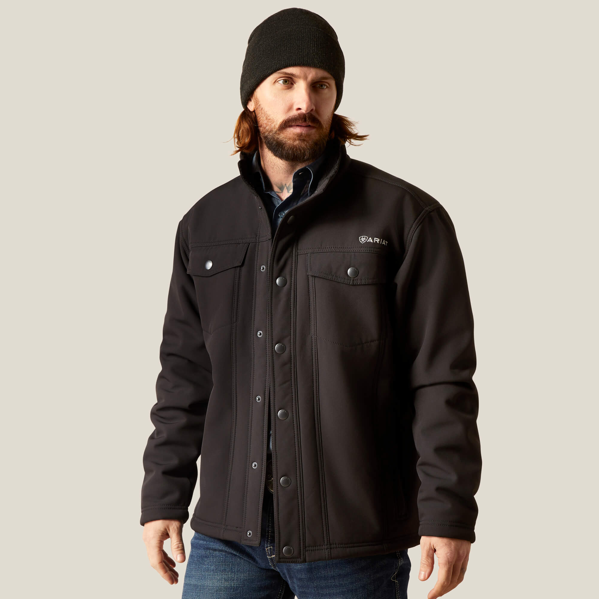 Ariat Men's Black Vernon Sherpa 2.0 Jacket – West 20 Saddle Co.