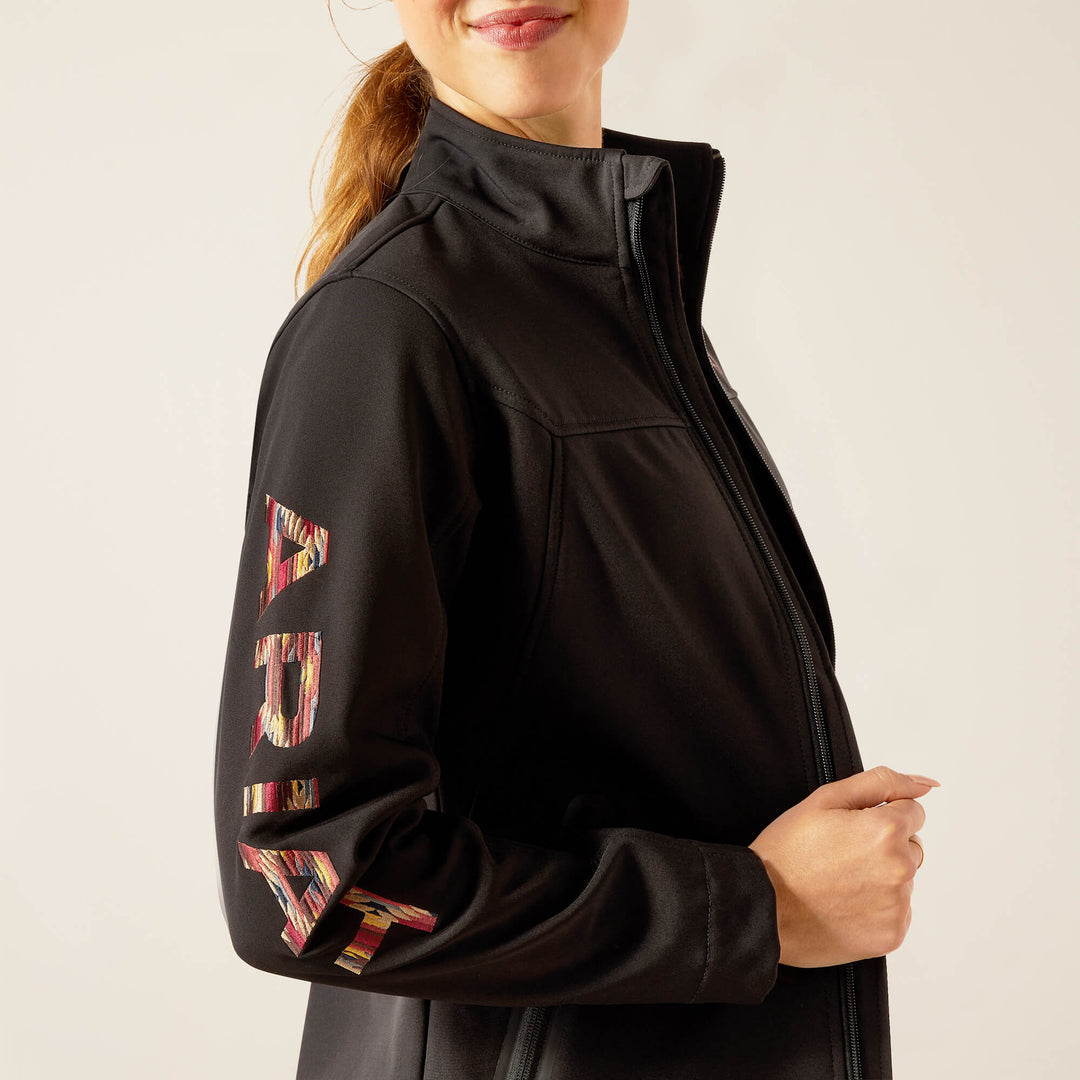 Ariat Women's Black and Mirage New Team Softshell Jacket