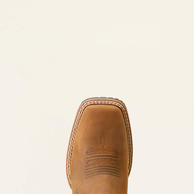 Ariat Women's Distressed Tan Hybrid Ranchwork Boot