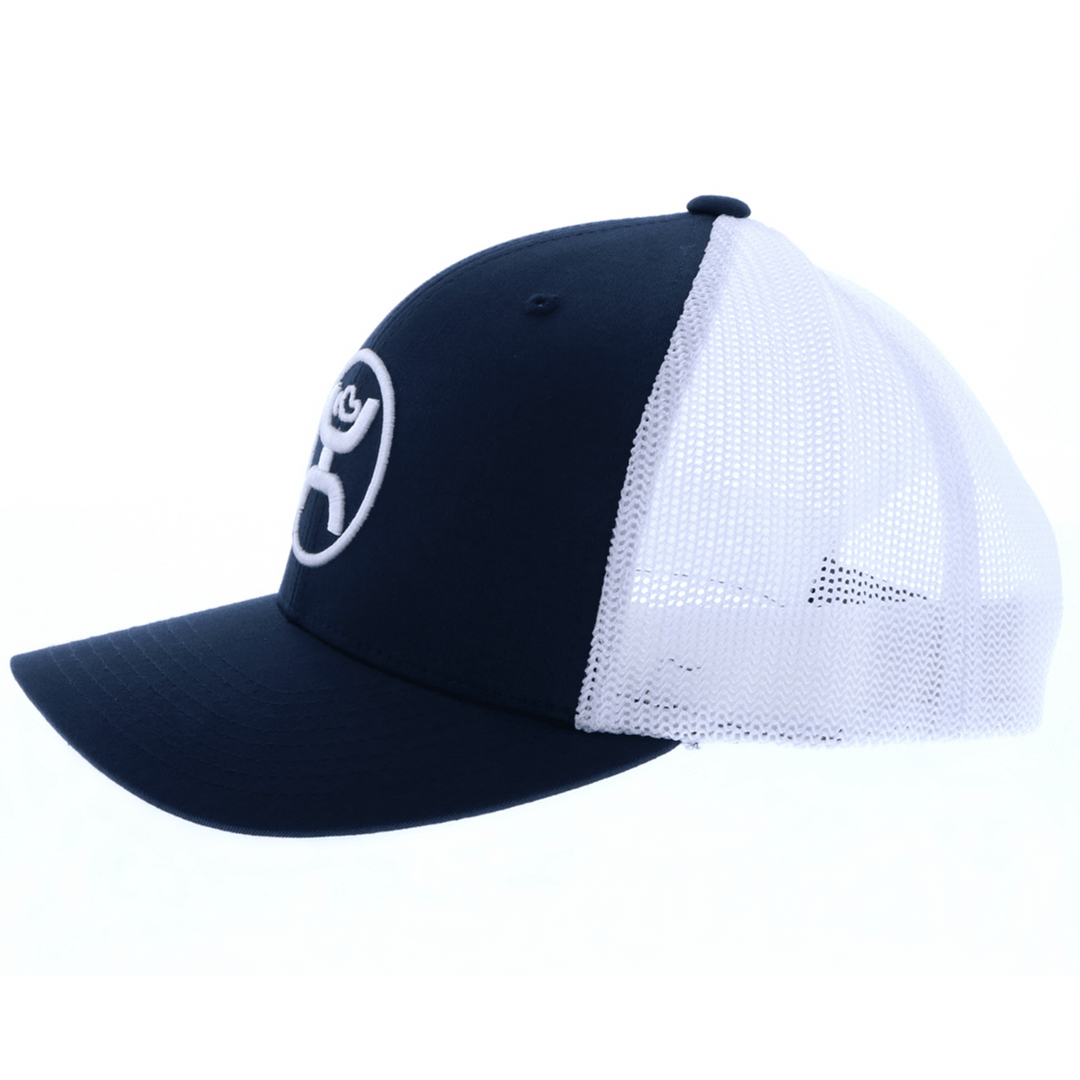 Hooey Navy and White O Classic Ball Cap